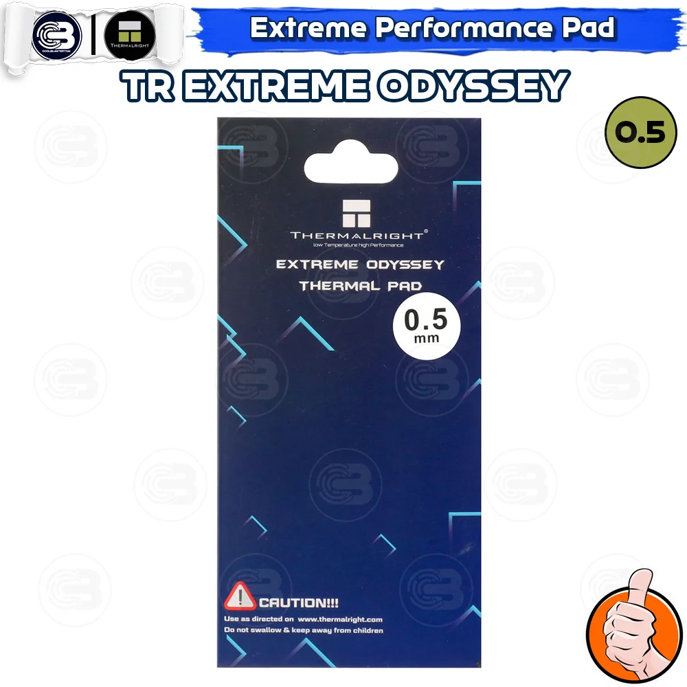 [CoolBlasterThai] THERMALRIGHT Extreme Odyssey Thermal Pad 85x45x0.5 mm./12.8 W/mK