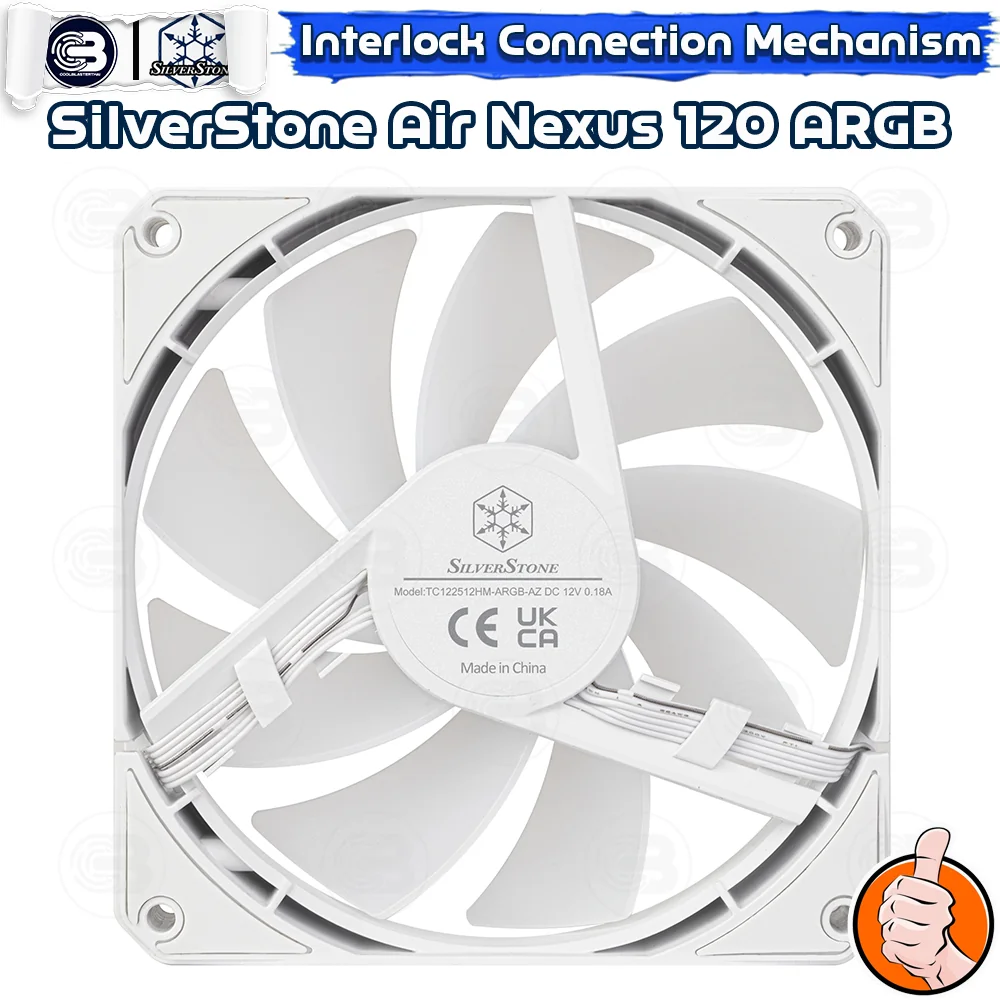 [CoolBlasterThai] SilverStone Air Nexus 120 ARGB (120mm) Fan Case ประกัน 1 ปี