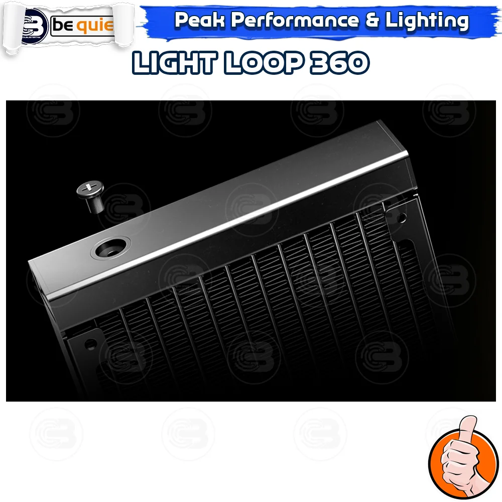 [CoolBlasterThai] Be Quiet Light Loop 360 AIO Water Cooling CPU Cooler (AM5/LGA1851 Ready) (BW022) ประกัน 3 ปี