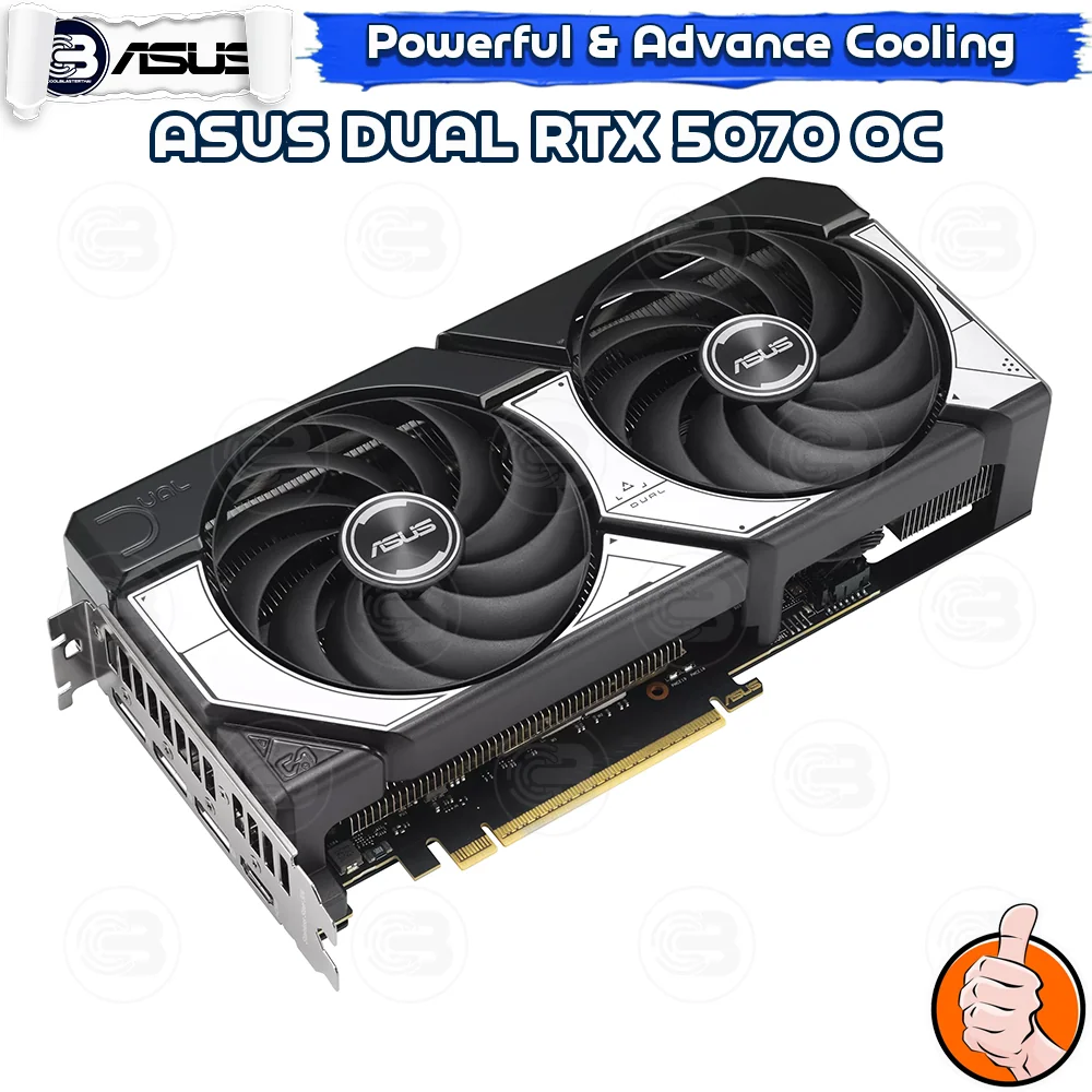 [CoolBlasterThai] ASUS DUAL RTX5070 12GB GDDR7 OC Edition(3Y-ARC)