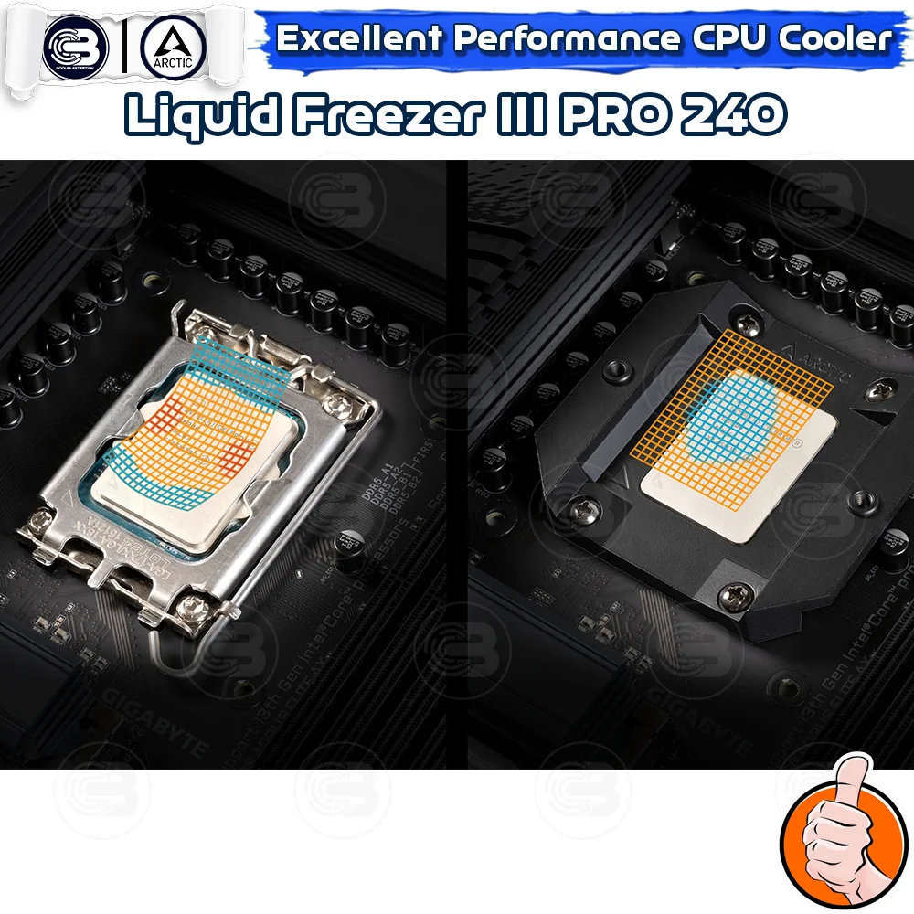 [CoolBlasterThai] ARCTIC Liquid Freezer III Pro 240 A-RGB White (All-In-One CPU Water Cooler) (LGA1851/1700/AM5/AM4)