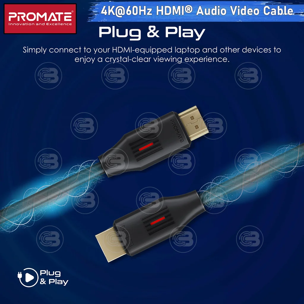 [CoolBlasterThai] PROMATE HDMI To HDMI 4K@60Hz 1.5M (PROLINK4K60-150) (2Y Warranty)