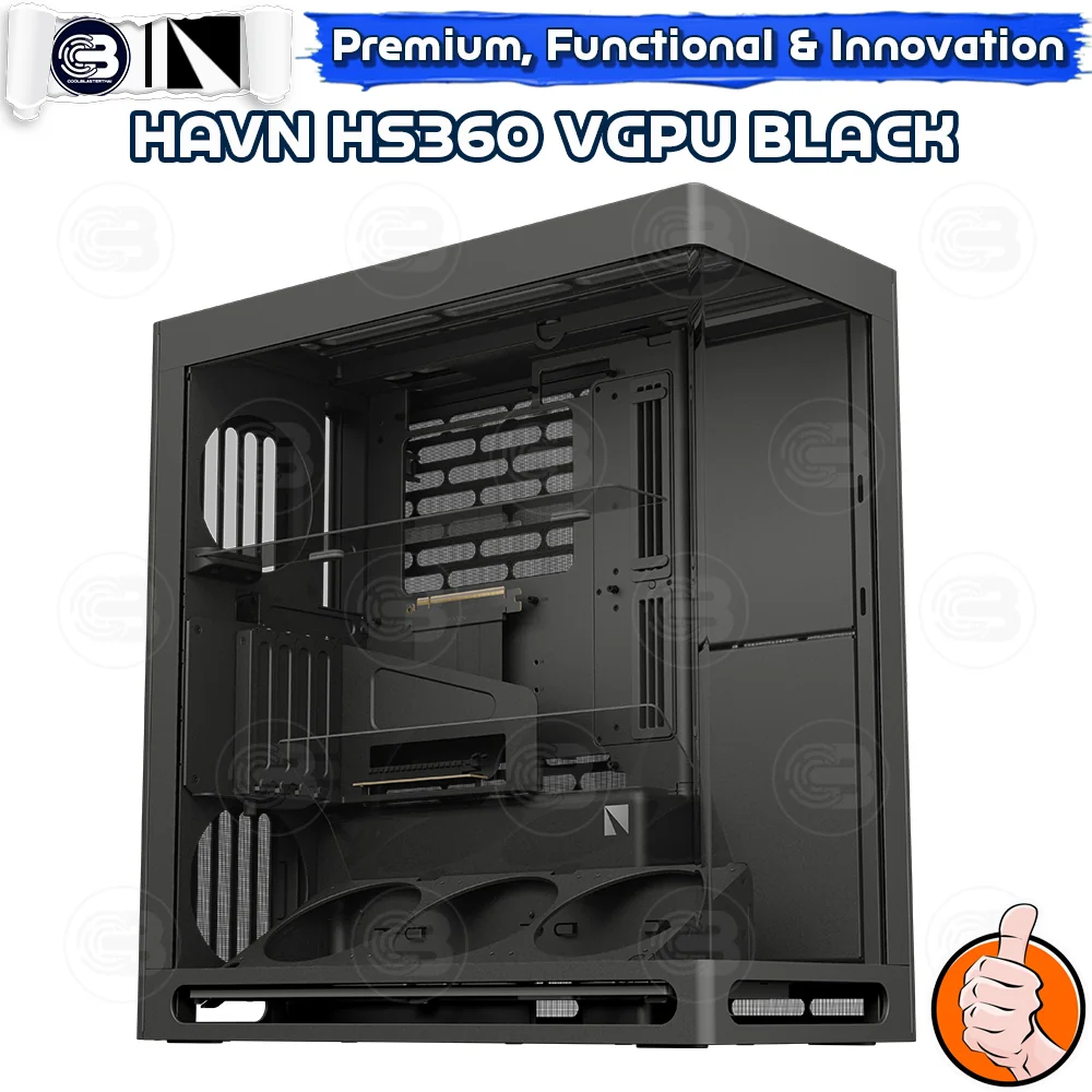 [CoolBlasterThai] HAVN HS360 VGPU Premium Mid-Tower ATX PC Case