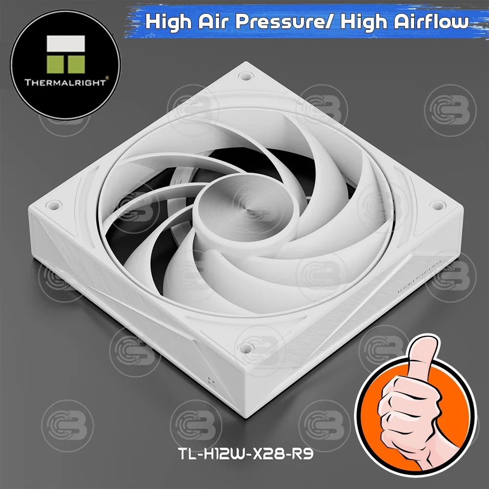 [CoolBlasterThai] Thermalright TL-H12W-X28-R9 2400+ RMP Fan Case (size 120 mm.) ประกัน 5 ปี
