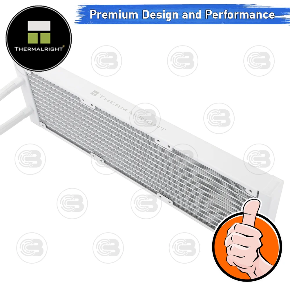 [CoolBlasterThai] Thermalright FROZEN WARFRAME X 360 WHITE (FANLESS) AIO Liquid CPU Cooler (AM5/LGA1851 Ready)