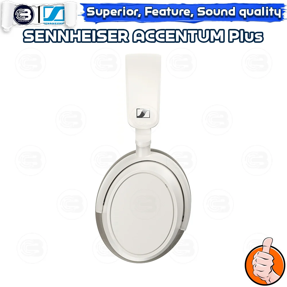 [CoolBlasterThai] SENNHEISER ACCENTUM Plus Wireless WHITE Around-the-ear Sound Quality With ANC
