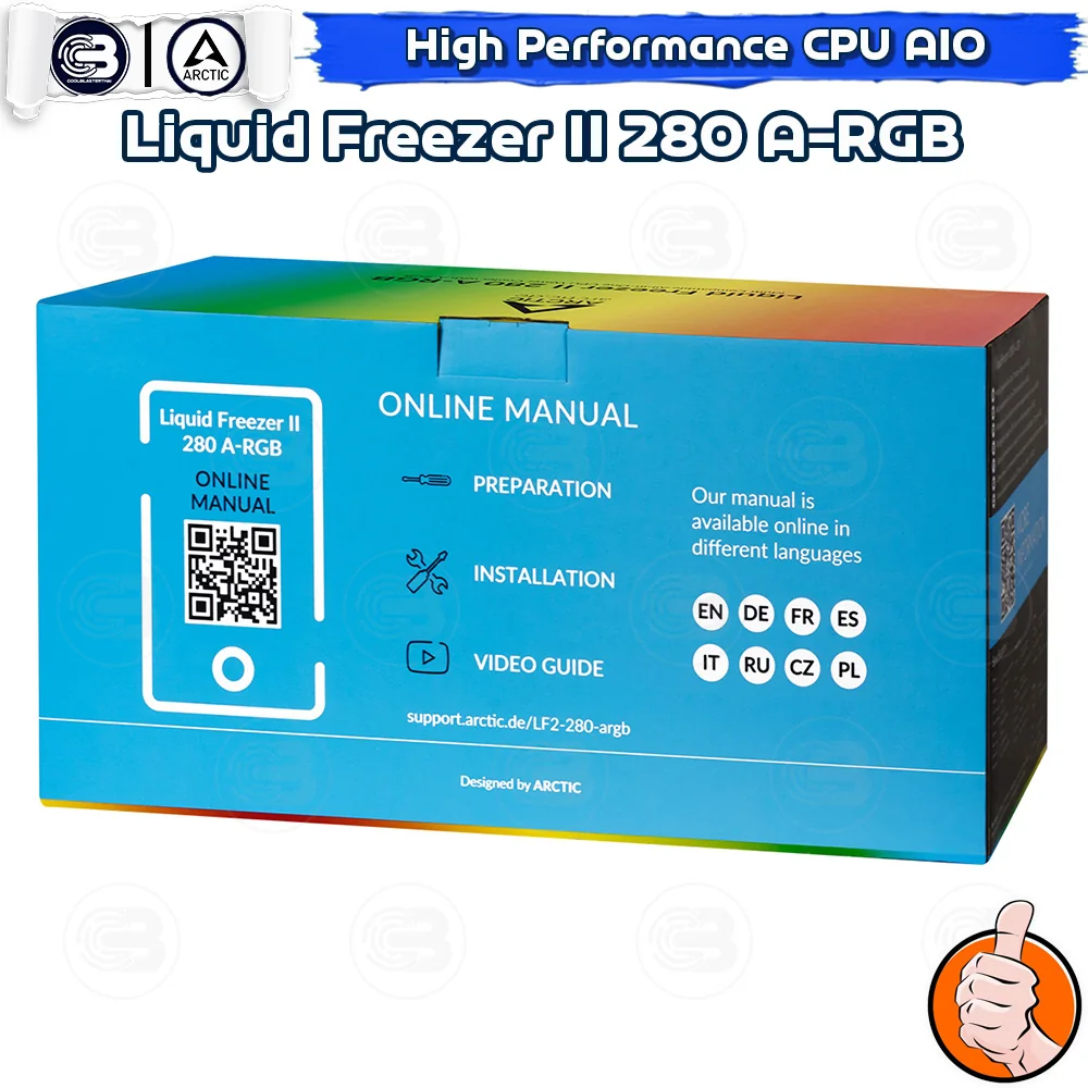[CoolBlasterThai] ARCTIC LIQUID FREEZER II 280 A-RGB All-In-One CPU Water Cooler (LGA1851/AM5 Ready)
