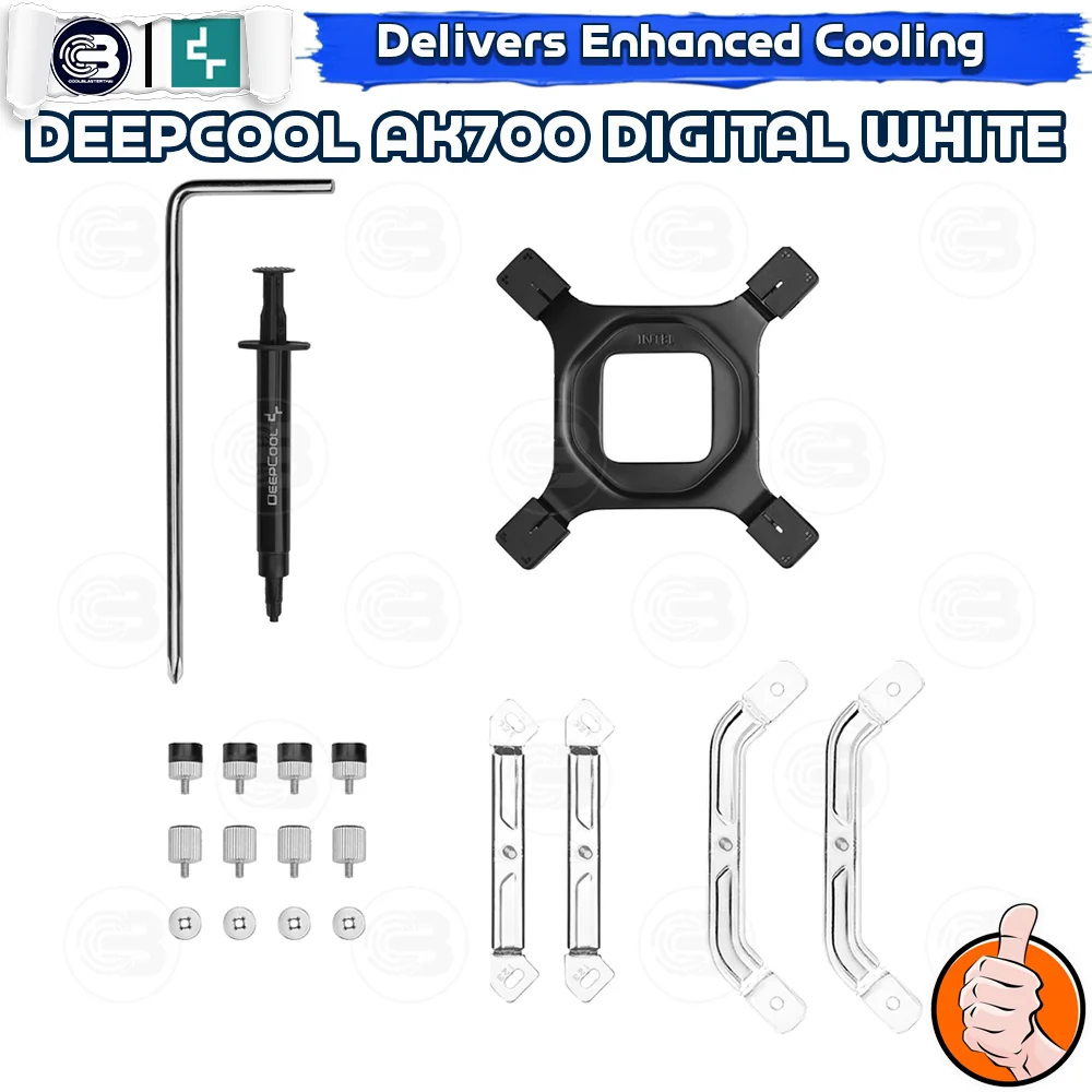 [CoolBlasterThai] DEEPCOOL AK700 DIGITAL WHITE CPU Cooler (LGA1700/AM5 Ready)