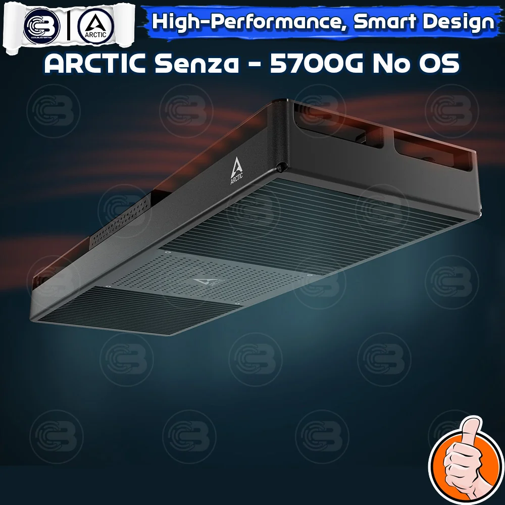 [CoolBlasterThai] ARCTIC Senza 5700G Under Desk PC No OS Passive Cooling PC ประกัน 3 ปี