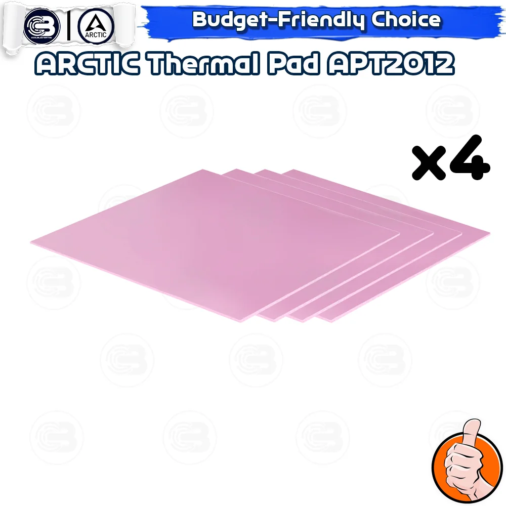 [CoolBlasterThai] ARCTIC Thermal Pad (Basic Pad) TP-1 (APT2012) Value Pack 4Pcs 100x100x1.0 mm. (ซิลิโคนนำความร้อน)