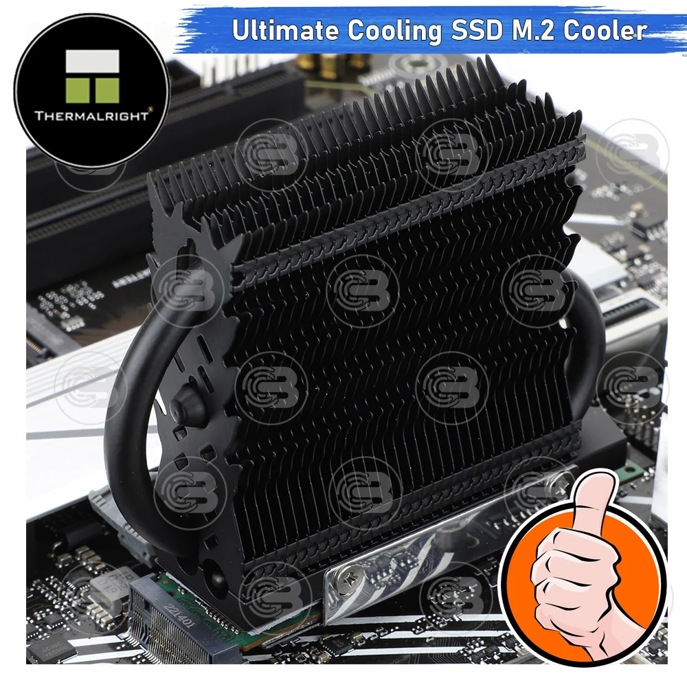 [CoolBlasterThai] Thermalright HR-09 2280 PRO Black SSD M.2 COOLING KIT With Heatpipe
