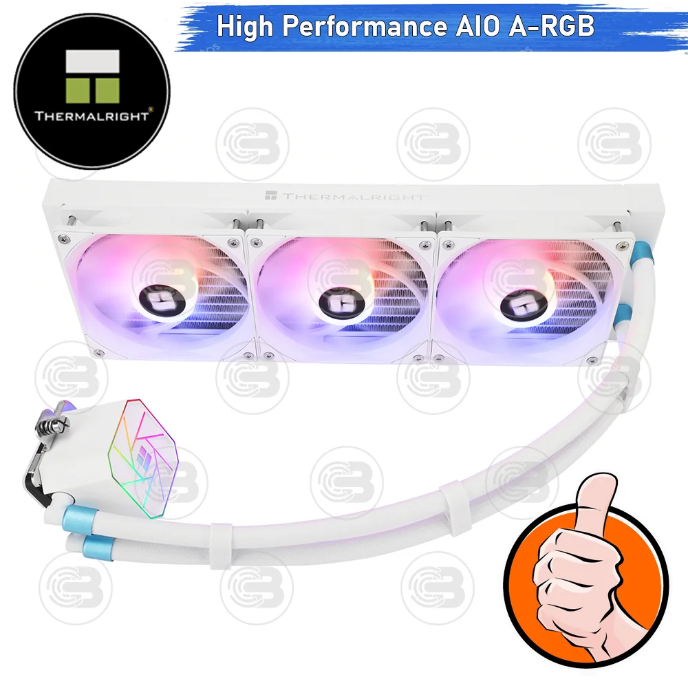 [CoolBlasterThai] Thermalright Aqua Elite 360 WHITE V3 ARGB AIO Liquid CPU Cooler (AM5/LGA1851 Ready) ประกัน 3 ปี