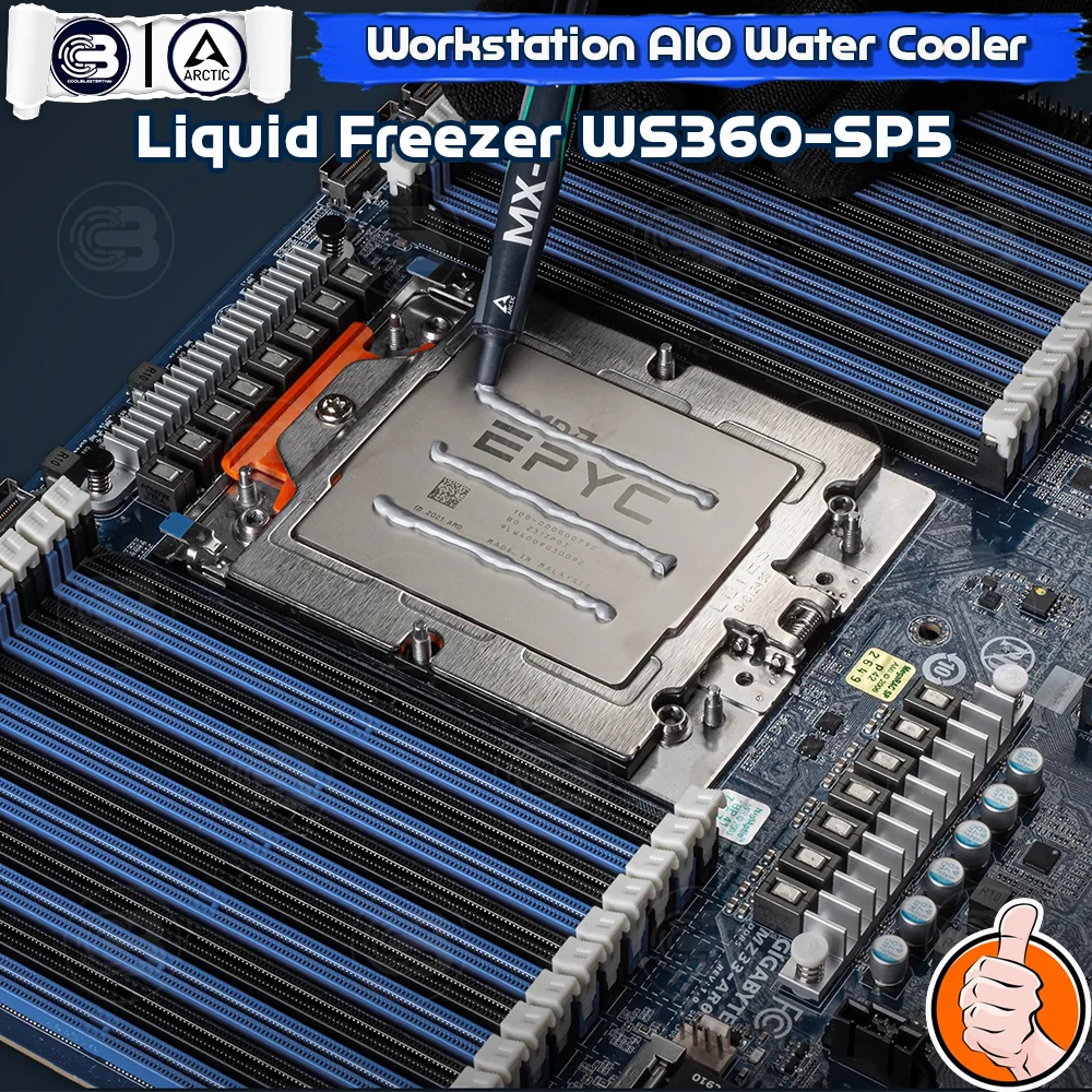 [CoolBlasterThai] ARCTIC Liquid Freezer WS360-SP5 Server AIO CPU Water Cooler (SP5)