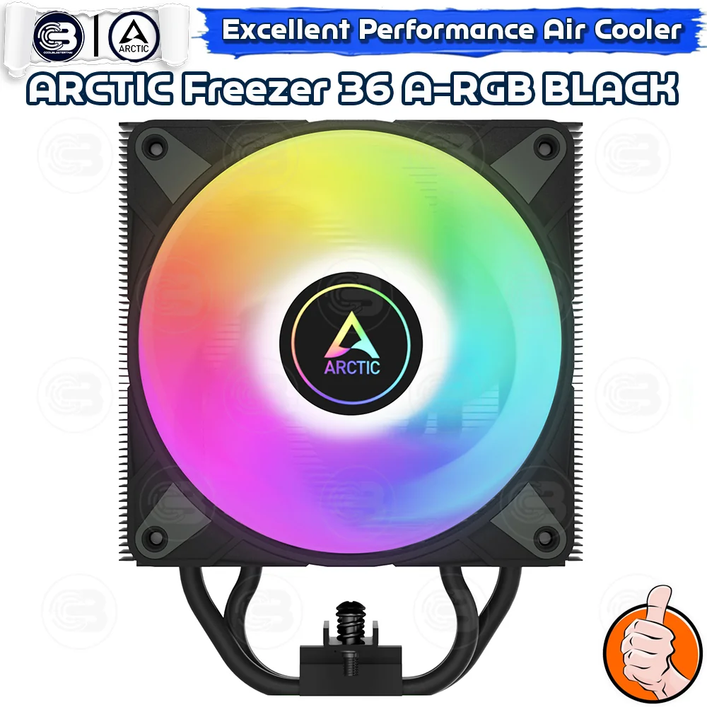 [CoolBlasterThai] ARCTIC FREEZER 36 A-RGB BLACK CPU Air Cooler (LGA1851/1700/AM5/AM4)
