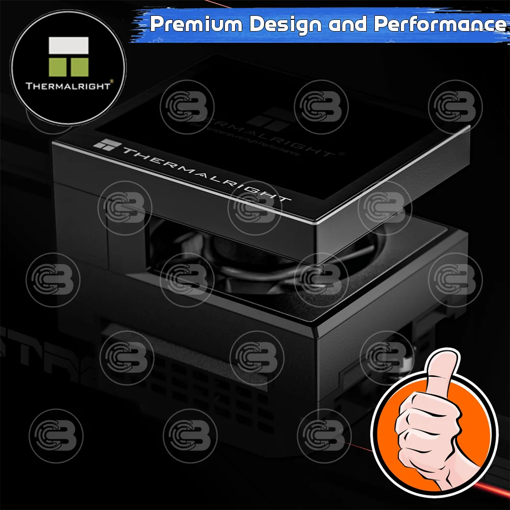 [CoolBlasterThai] Thermalright Stream Vision 360 BLACK 3.5-Inch Screen AIO Liquid CPU Cooler (AM5/LGA1851 Ready) ประกัน 5 ปี