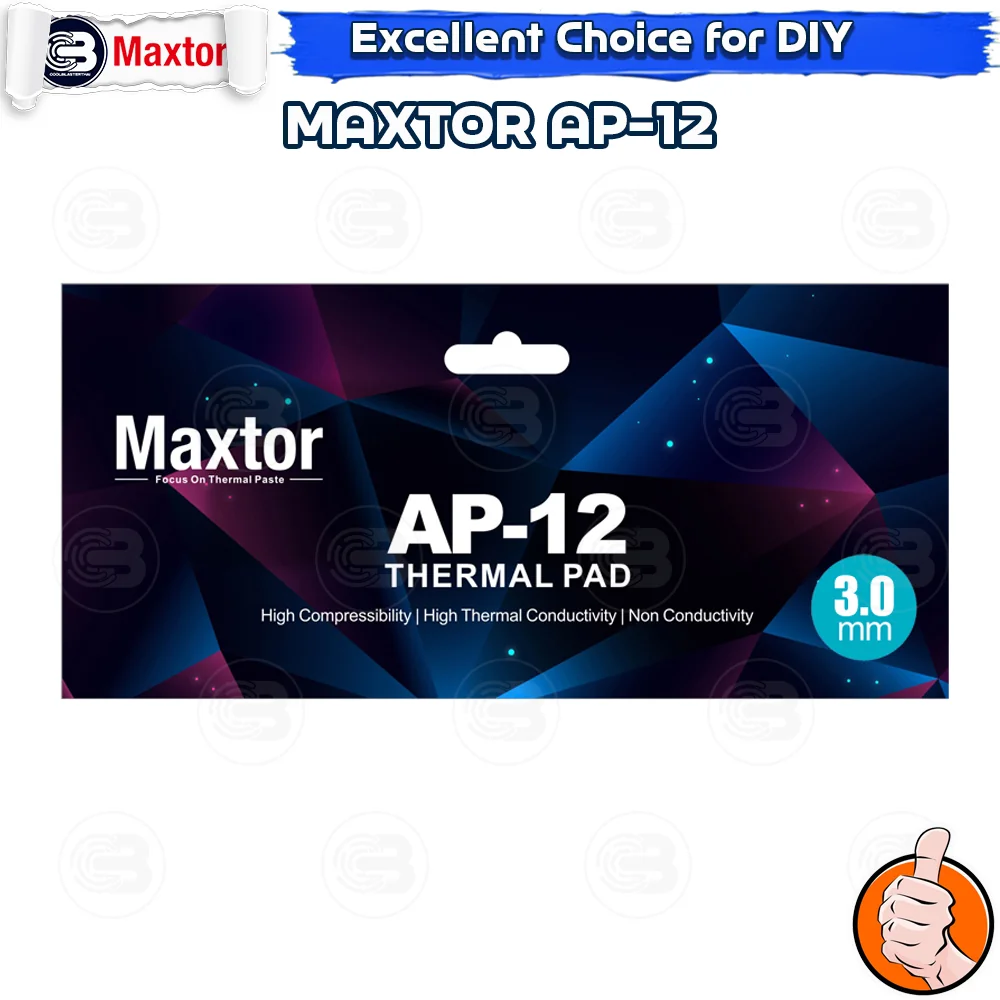 [CoolBlasterThai] MAXTOR AP-12 Thermal Pad 120x20x3.0/14.8 W/m.k