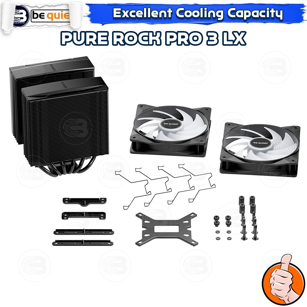 [CoolBlasterThai] Be Quiet Pure Rock Pro 3 LX Heat Sink CPU Cooler (AM5/LGA1851 Ready) (BK043) ประกัน 3 ปี