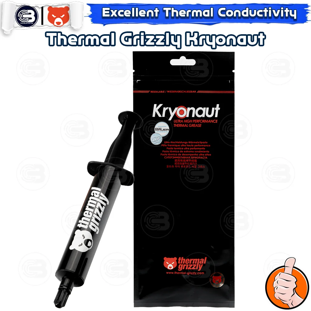 [CoolBlasterThai] THERMAL GRIZZLY KRYONAUT 37g.Thermal compound (ซิลิโคนนำความร้อน)
