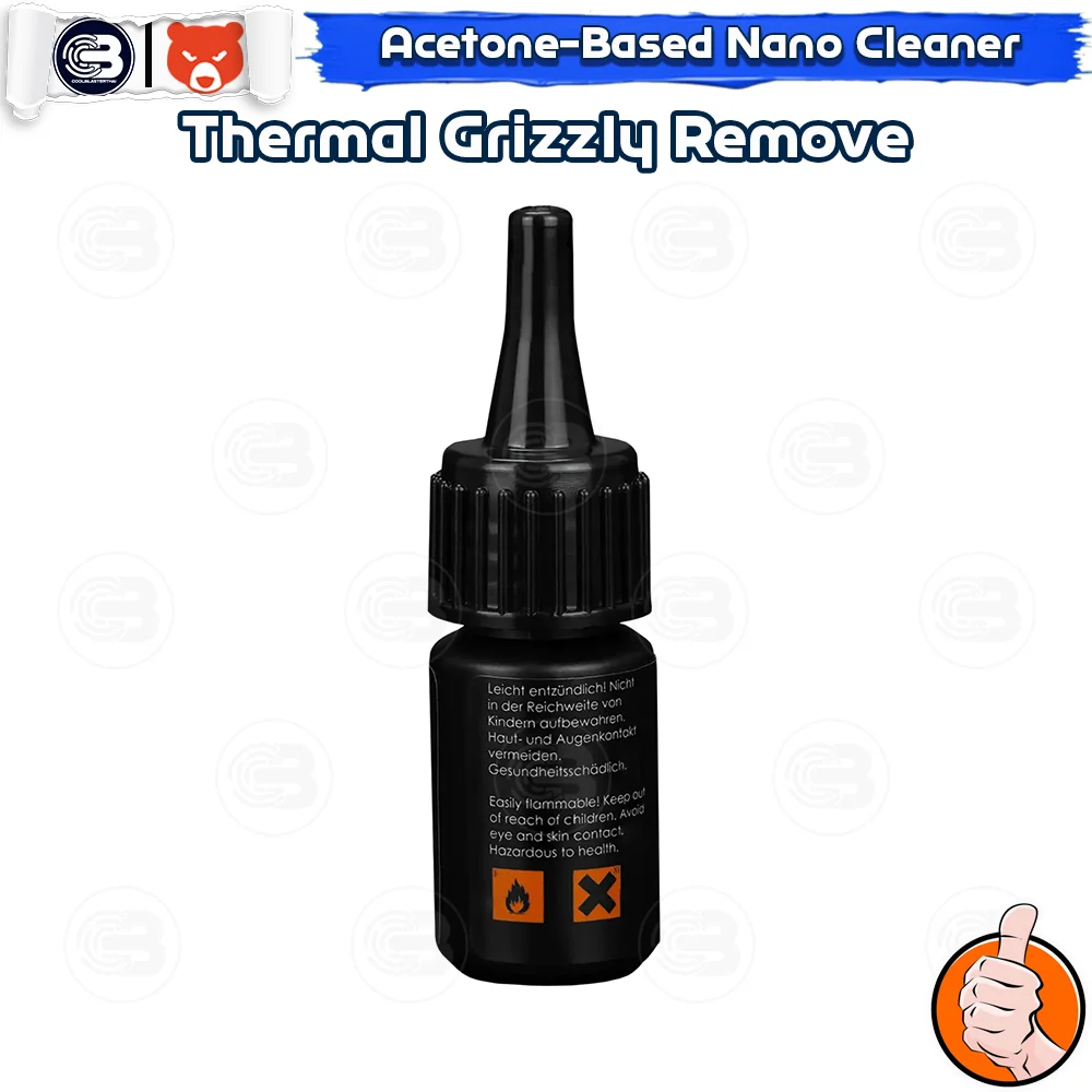 [CoolBlasterThai] THERMAL GRIZZLY TG REMOVE Cleaning Fluid 10 ml. Nano-cleaner For Thermal Paste