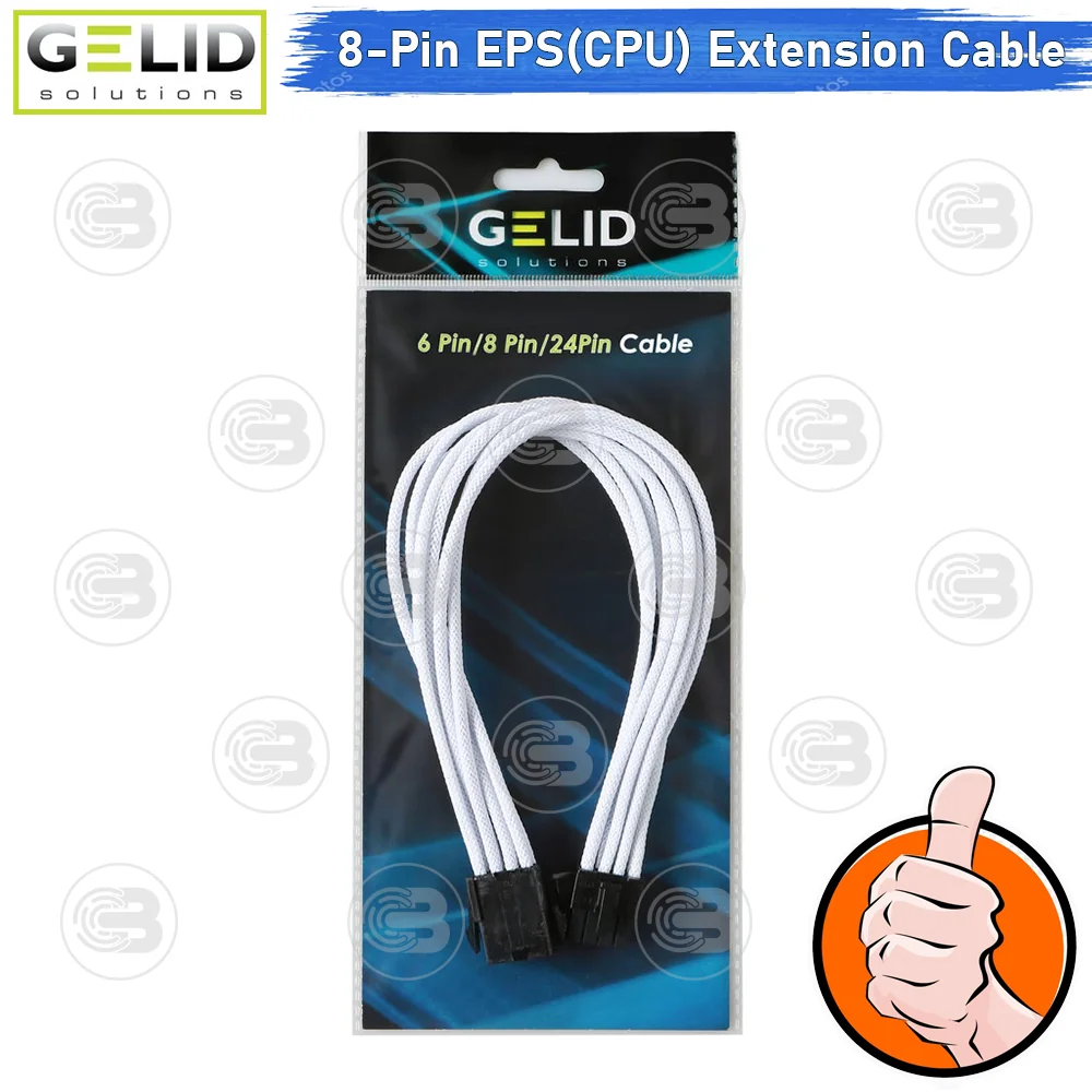[CoolBlasterThai] GELID 8-Pin EPS (CPU) EXTENSION WHITE CABLE(CA-8P-02)
