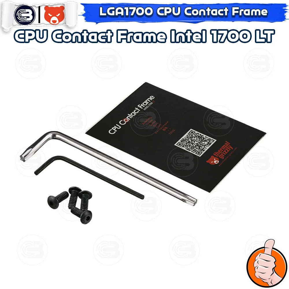 [CoolBlasterThai] THERMAL GRIZZLY CPU CONTACT FRAME INTEL 1700 LT 12TH/13TH/14T Generation (เฟรม)