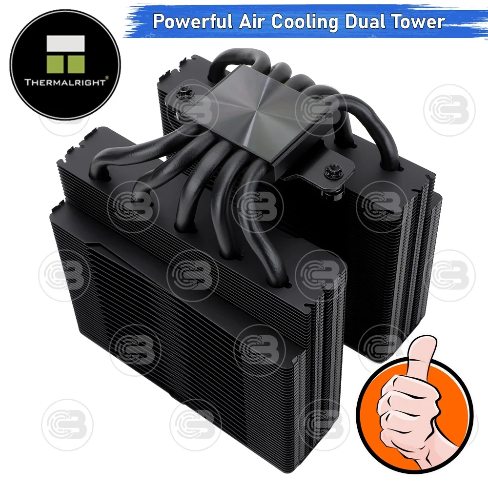 [CoolBlasterThai] Thermalright Frost Commander 140 BLACK CPU Heat Sink (AM5/LGA1851 Ready) ประกัน 5 ปี