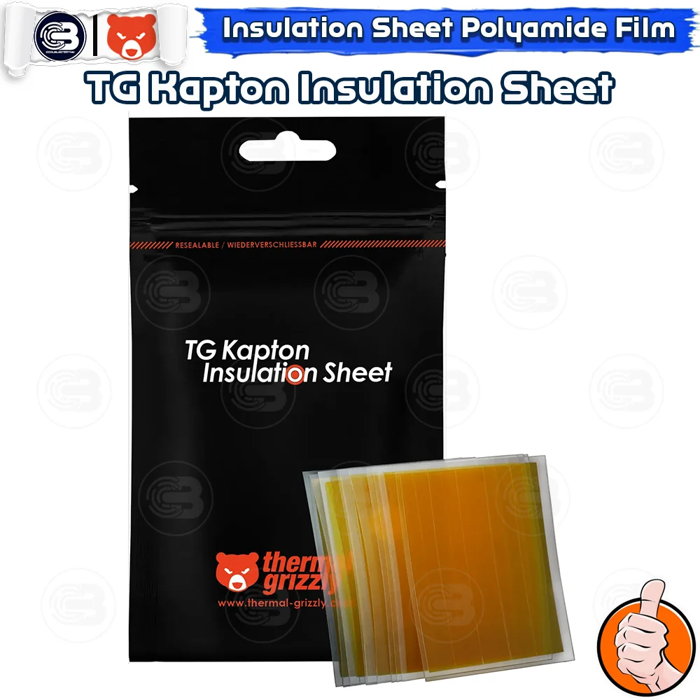 [CoolBlasterThai] THERMAL GRIZZLY KAPTON INSULATION SHEET lectrically Conductive Protection