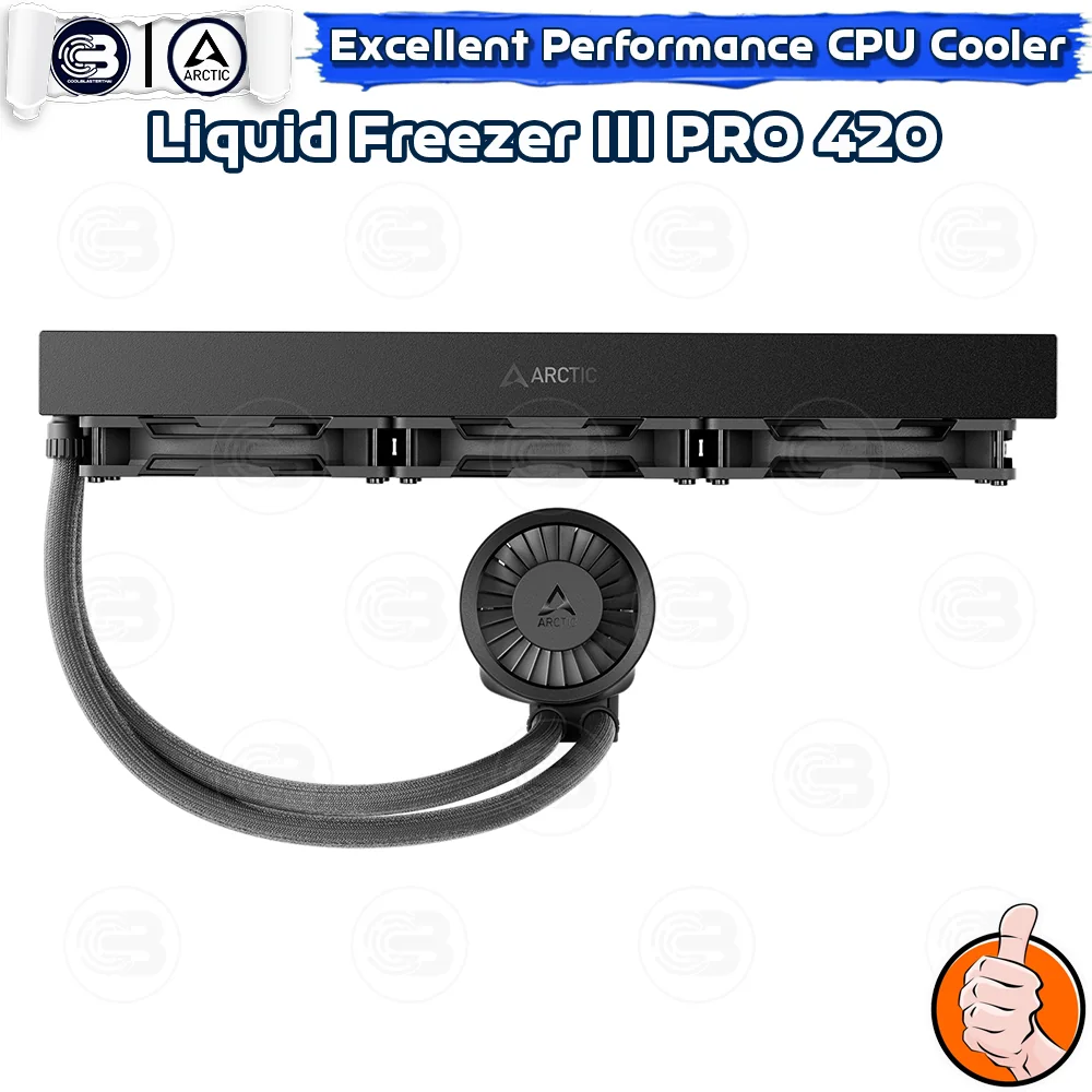 [CoolBlasterThai] ARCTIC Liquid Freezer III Pro 420 Black (All-In-One CPU Water Cooler) (LGA1851/1700/AM5/AM4)