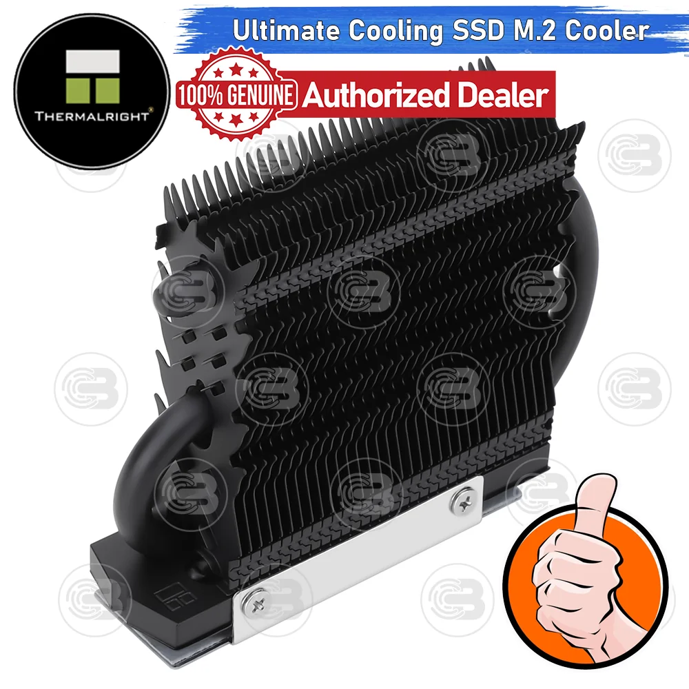 [CoolBlasterThai] Thermalright HR-09 2280 PRO Black SSD M.2 COOLING KIT With Heatpipe