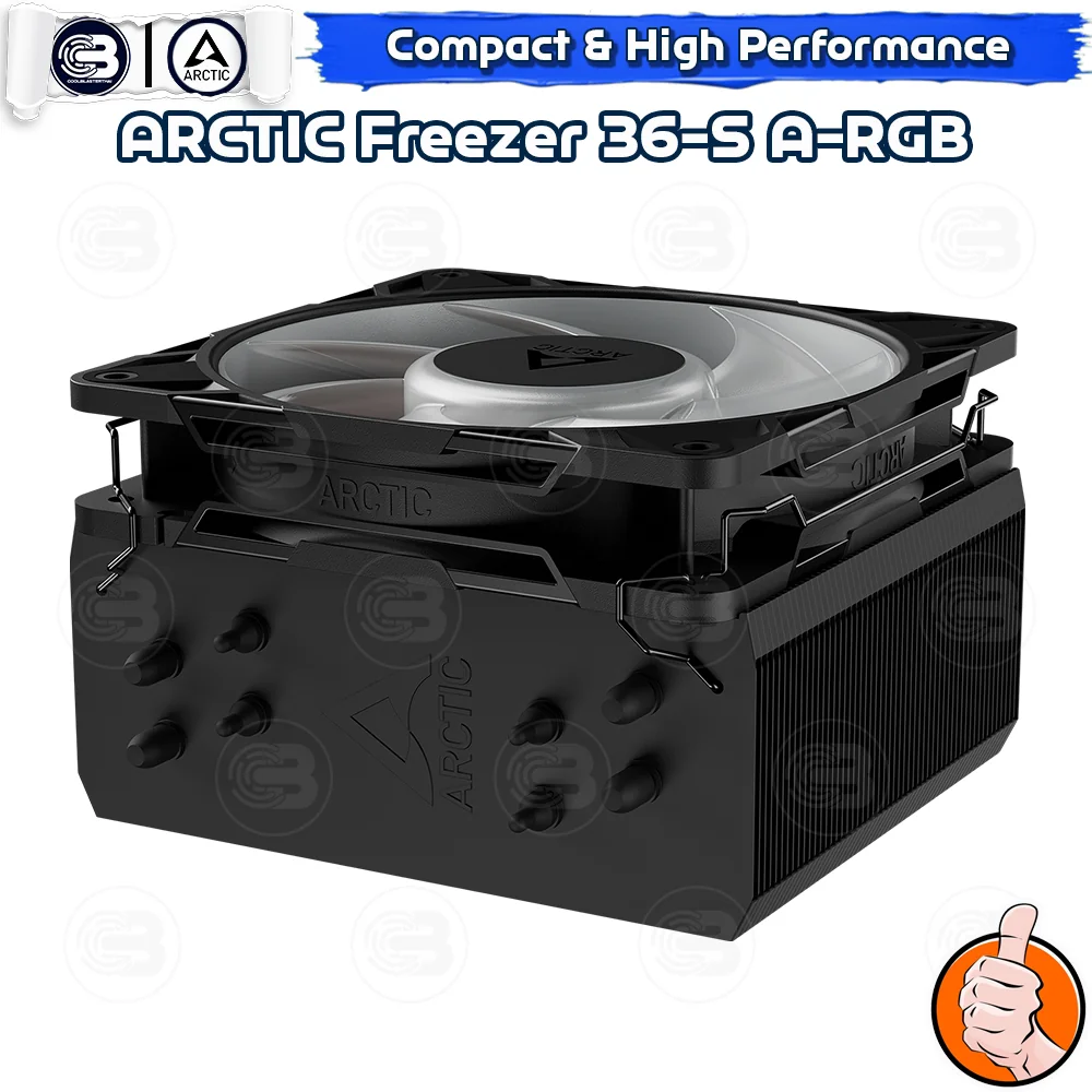 [CoolBlasterThai] ARCTIC FREEZER 36-S A-RGB BLACK CPU Air Cooler (LGA1851/1700/AM5/AM4)