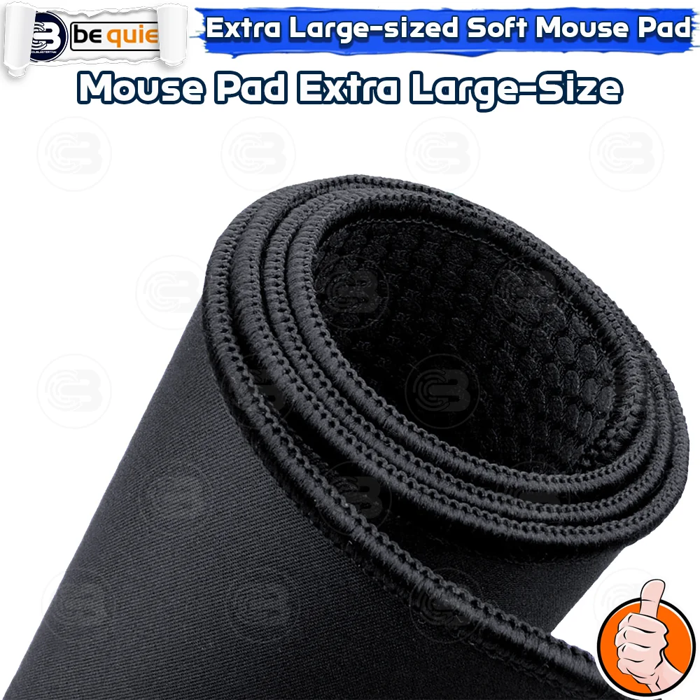 [CoolBlasterThai] Be Quiet Mouse Pad Extra Large (900x400mm) (แผ่นรองเมาส์)