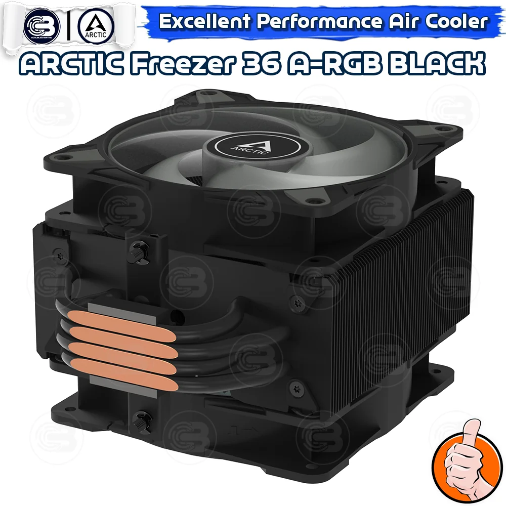 [CoolBlasterThai] ARCTIC FREEZER 36 A-RGB BLACK CPU Air Cooler (LGA1851/1700/AM5/AM4)