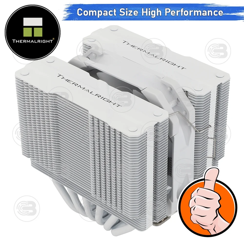 [CoolBlasterThai] Thermalright Peerless Assassin 120 MINI WHITE CPU Heat Sink (AM5/LGA1851 Ready)