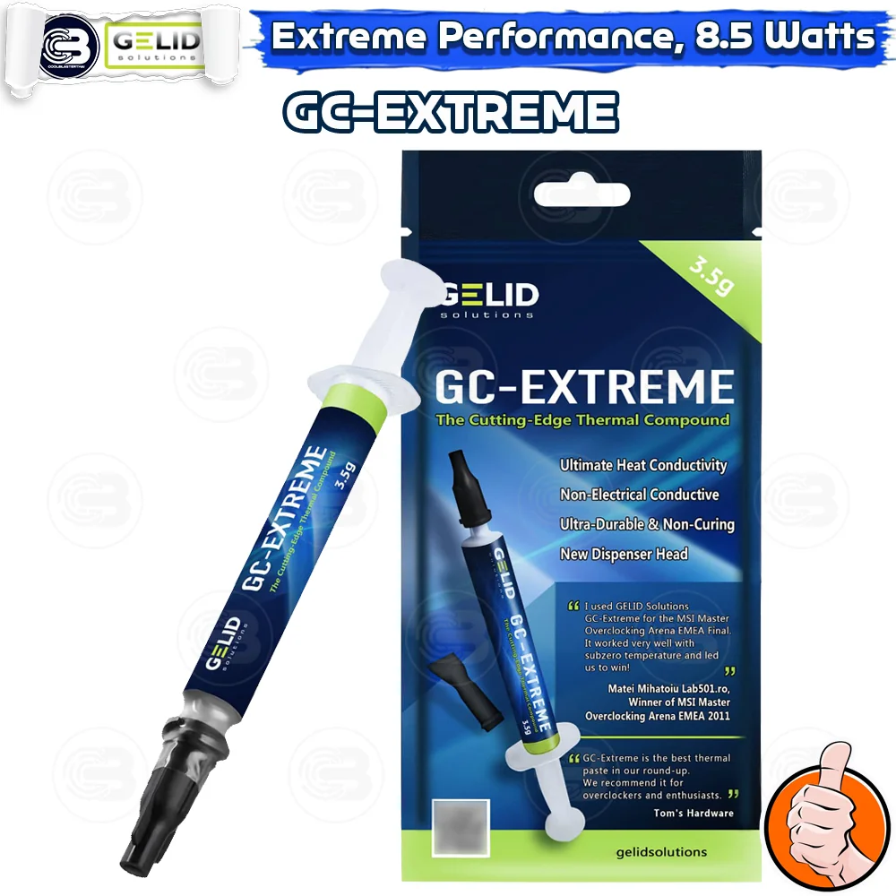 [CoolBlasterThai] GELID GC-Extreme Thermal Compound 3.5G.(TC-GC-03-A-3-5G) (ซิลิโคนนำความร้อน)