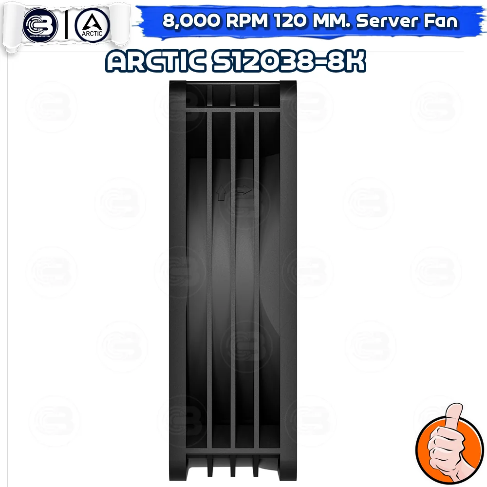 [CoolBlasterThai] ARCTIC S12038-8K 8000 RPM (size 120 mm.) PC Fan Case ประกัน 6 ปี