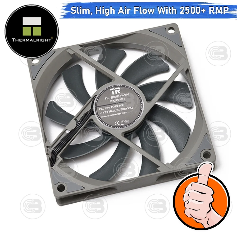 [CoolBlasterThai] Thermalright TL-9015 Slim Fan Case 2500+ RMP (size 92 mm.) ประกัน 3 ปี