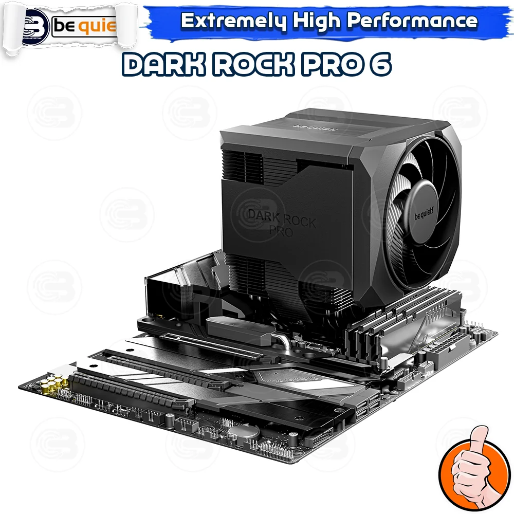 [CoolBlasterThai] Be Quiet Dark Rock Pro 6 Heat Sink CPU Cooler (AM5/LGA1851 Ready) (BK048) ประกัน 3 ปี