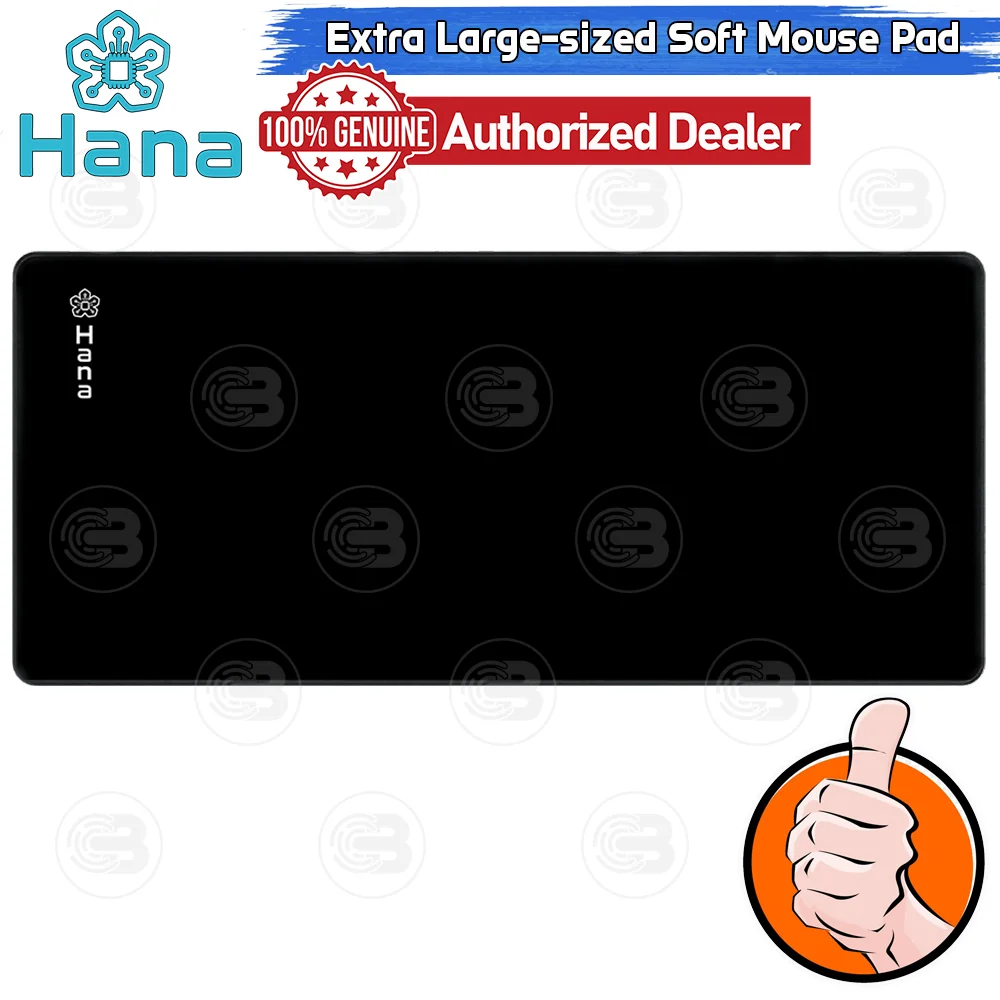[CoolBlasterThai] Hana All Black Mouse Pad XL (900x400mm) (แผ่นรองเมาส์)
