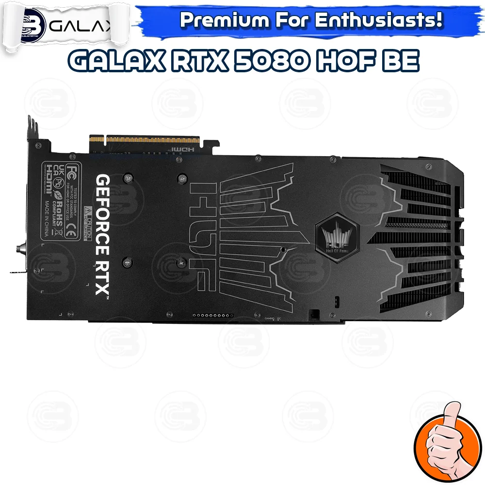 [CoolBlasterThai] GALAX GeForce RTX 5080 HOF Gaming (Black Edition) 16GB GDDR7 (3Y)