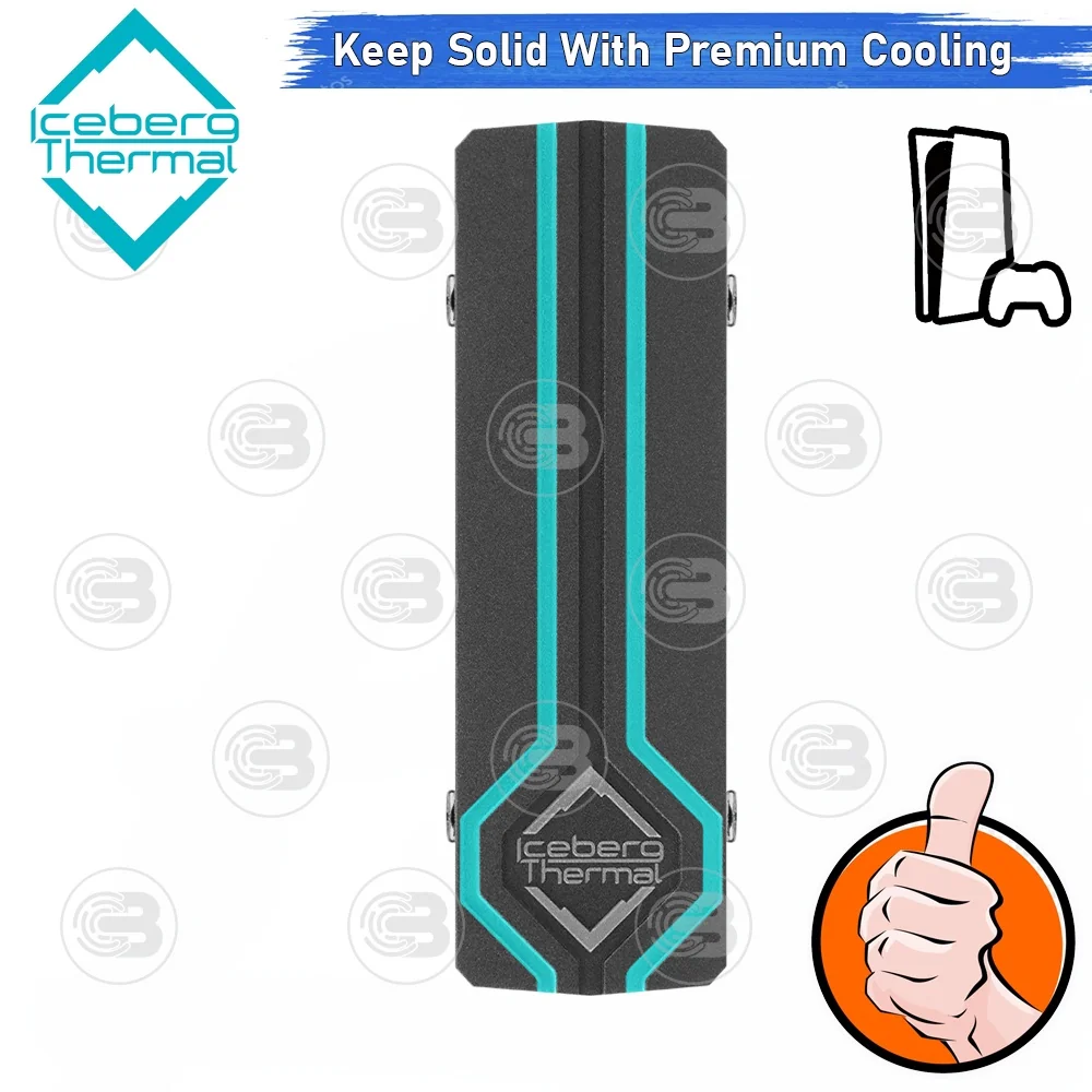 [CoolBlasterThai] Iceberg Thermal IceFLOE M.2 Heatsink 2280 SSD (Complatible with PS5) ประกัน 6 ปี