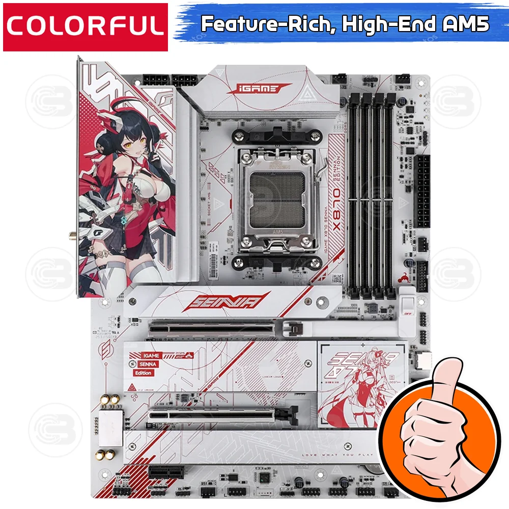[CoolBlasterThai] COLORFUL MAINBOARD iGame X870 Senna V14 AMD AM5 DDR5 ATX ประกัน 3 ปี