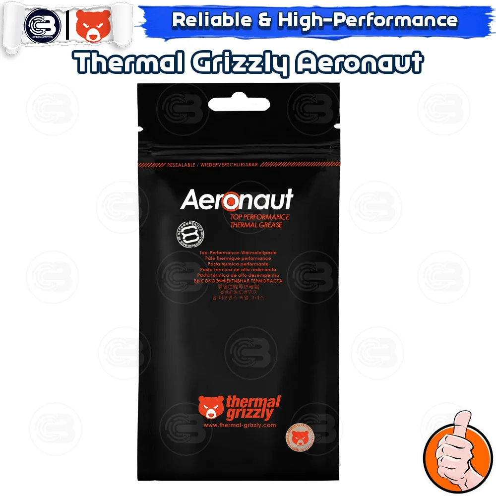 [CoolBlasterThai] THERMAL GRIZZLY AERONAUT 1g.Thermal compound (ซิลิโคนนำความร้อน)