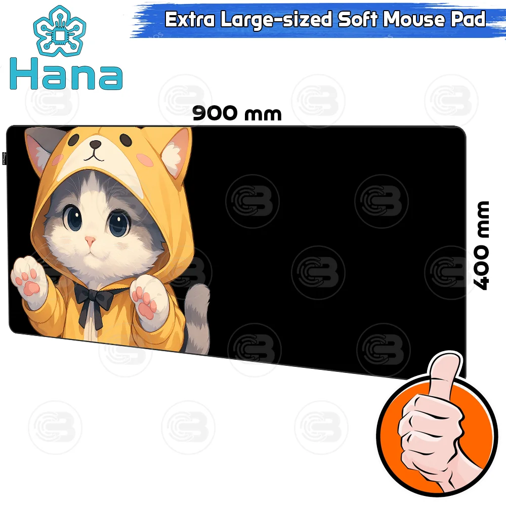 [CoolBlasterThai] Hana MEOW MODE Mouse Pad XL (900x400mm) (แผ่นรองเมาส์)