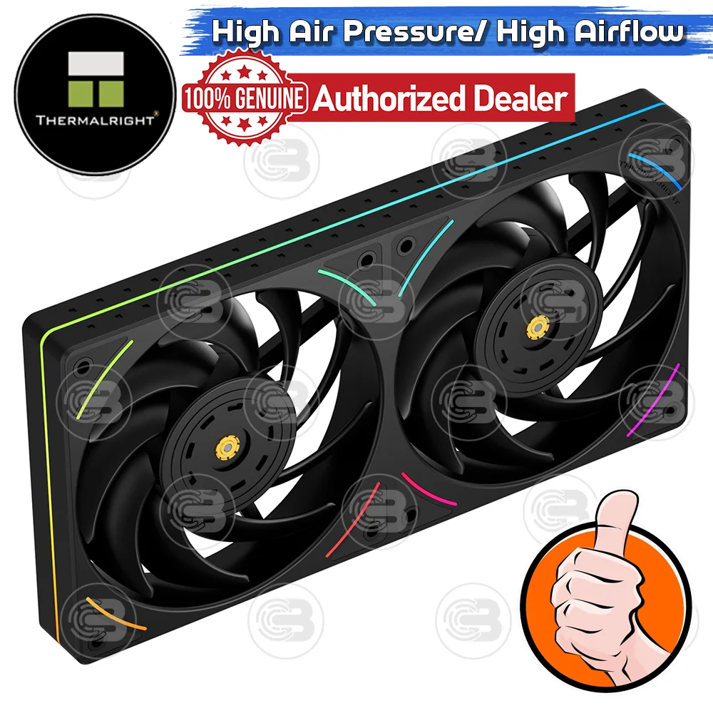 [CoolBlasterThai] Thermalright TL-UB24 Row Fan Optimized Static Pressure ARGB (size 120 mm.) ประกัน 3 ปี (พัดลม)