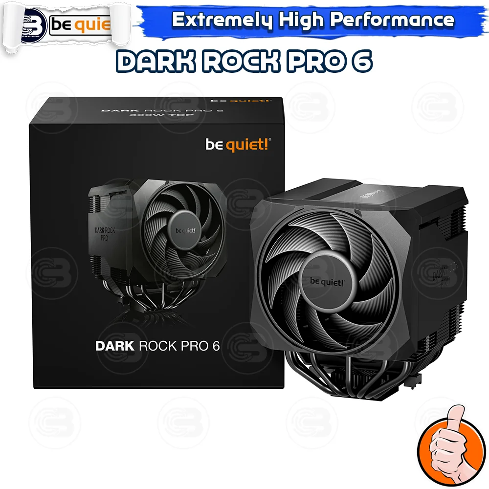 [CoolBlasterThai] Be Quiet Dark Rock Pro 6 Heat Sink CPU Cooler (AM5/LGA1851 Ready) (BK048) ประกัน 3 ปี