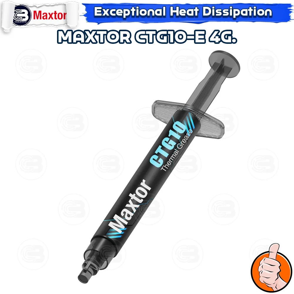 [CoolBlasterThai] MAXTOR CTG10-E Thermal Compound 4g./14.5 W/m.k