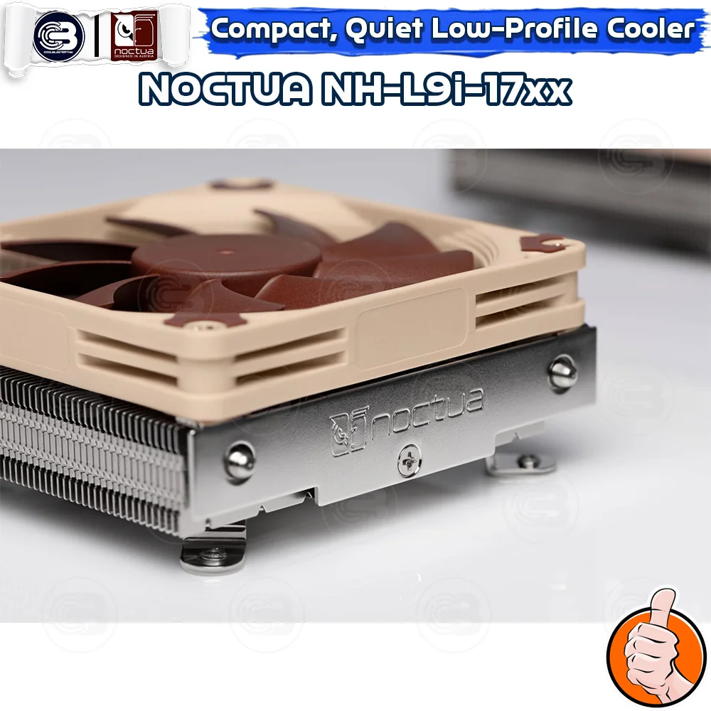 [CoolBlasterThai] NOCTUA NH-L9i-17xx Quiet Low-porfile CPU Cooler (LGA1851/1700) ประกัน 6 ปี
