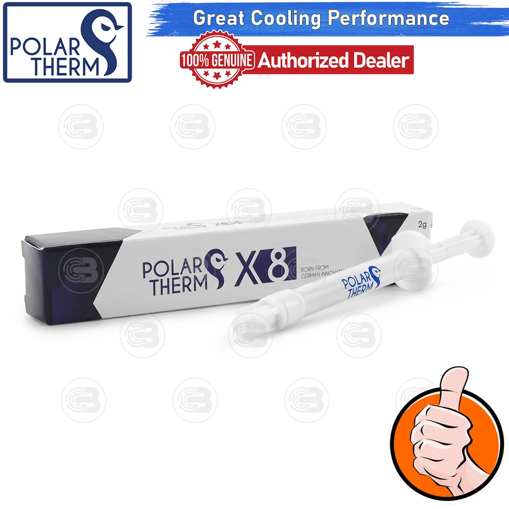 [CoolBlasterThai] PolarTherm X-8 2g.Thermal Compound (ซิลิโคนนำความร้อน)