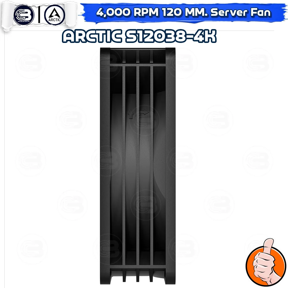 [CoolBlasterThai] ARCTIC S12038-4K 4000 RPM (size 120 mm.) PC Fan Case ประกัน 6 ปี