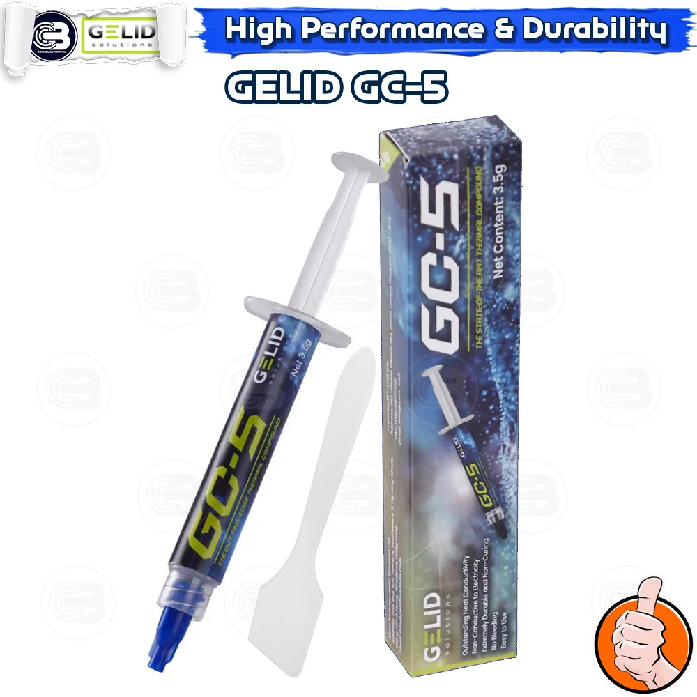 [CoolBlasterThai] GELID GC-5 Thermal Compound 3.5G.(TC-GC-05) (ซิลิโคนนำความร้อน)